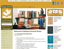 Tablet Screenshot of dworskibooks.com